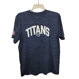 M1174)Nike Dri-Fit Men Tennessee Titans On Field Apparel Short Sleeve Tee Large